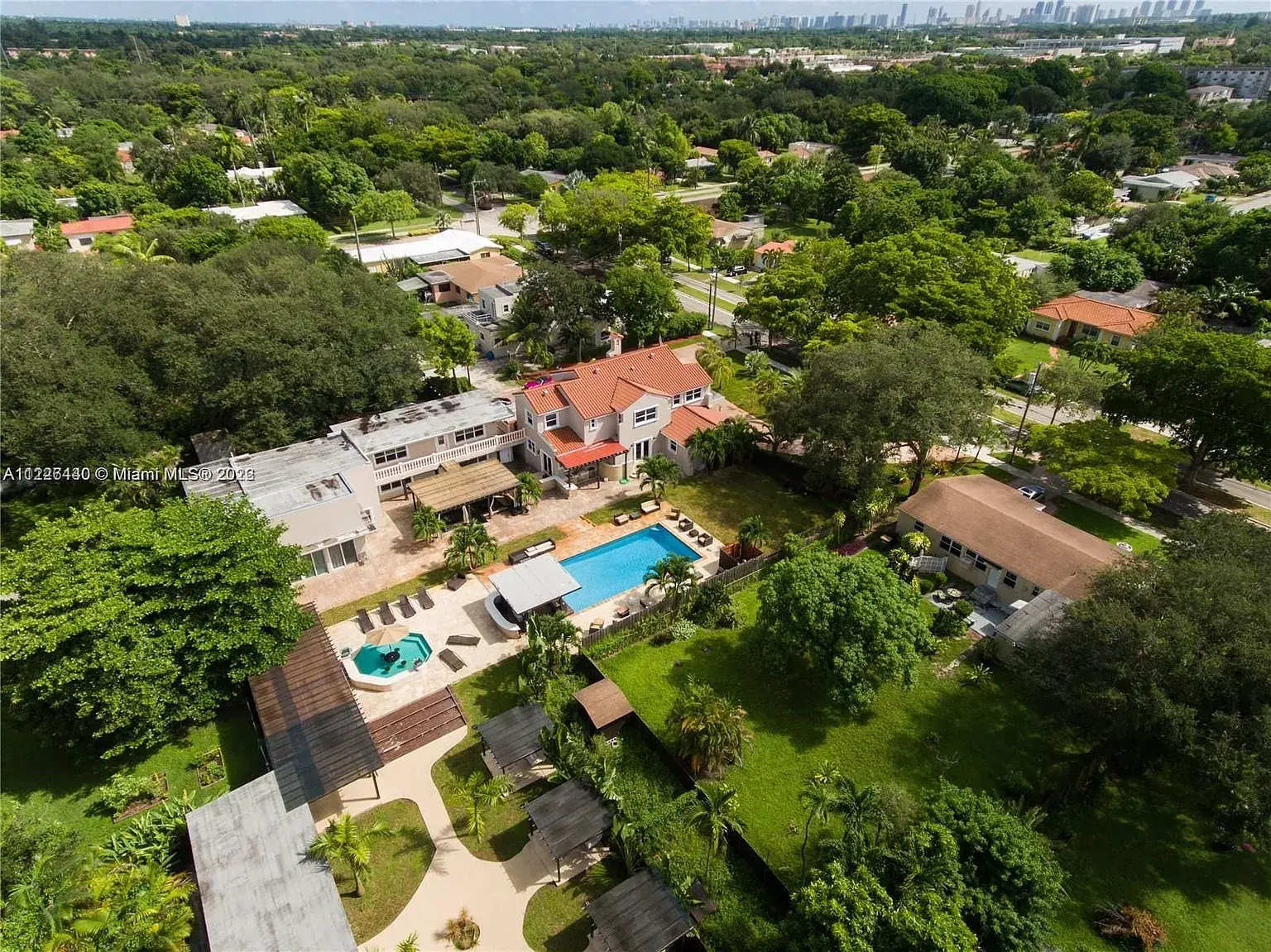 Aerial view of the proposed NoMi Campus property in North Miami